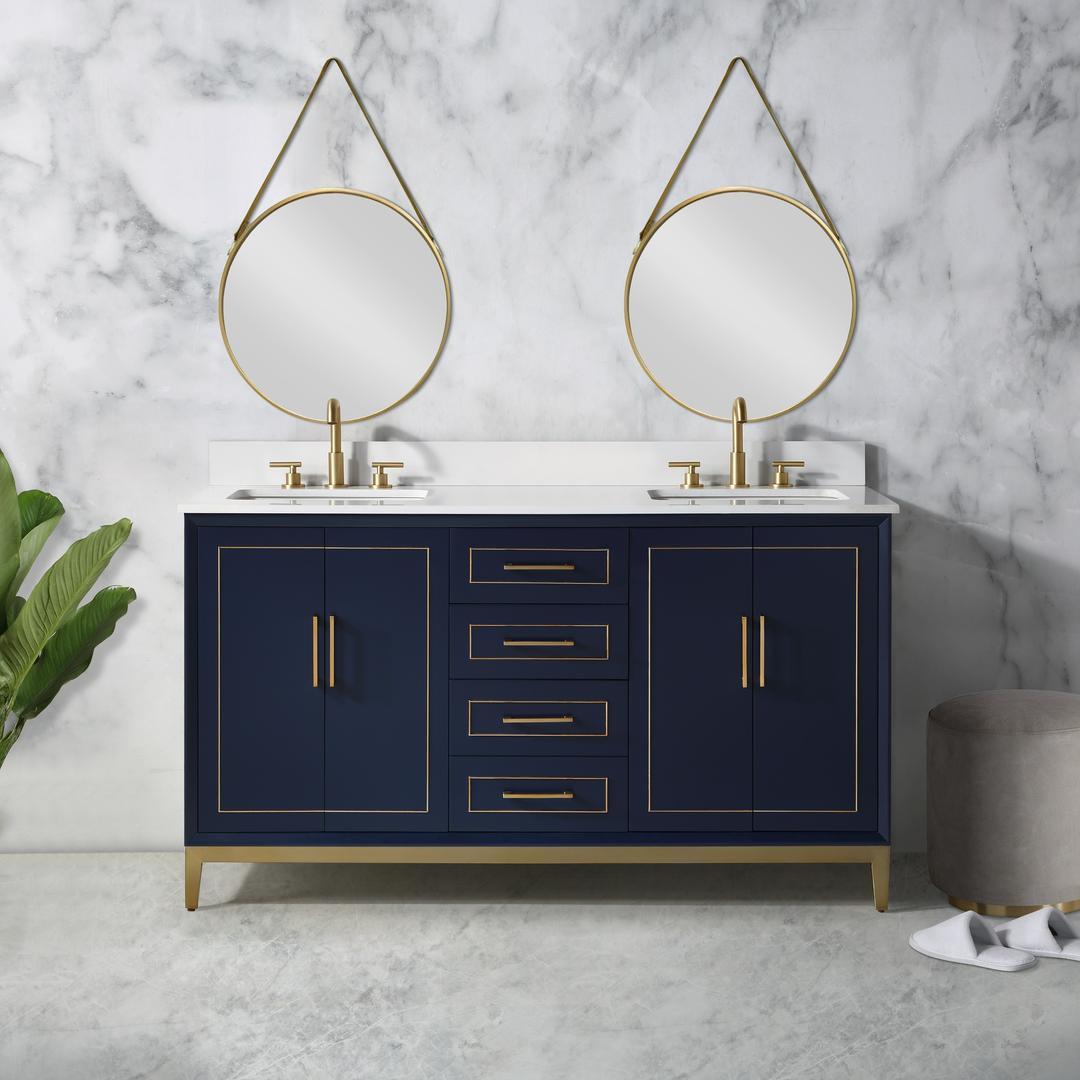 Bemma Gracie 60 In. Bath Vanity With Top - Parent