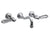 Vissoni V1329PC-TM 7-1/2 Wall Mount Widespread Lavatory - Uses WM-0020 valve - Parent