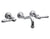 Vissoni V1329PE-TM 7-1/2 Wall Mount Widespread Lavatory - Uses WM-0020 valve - Parent