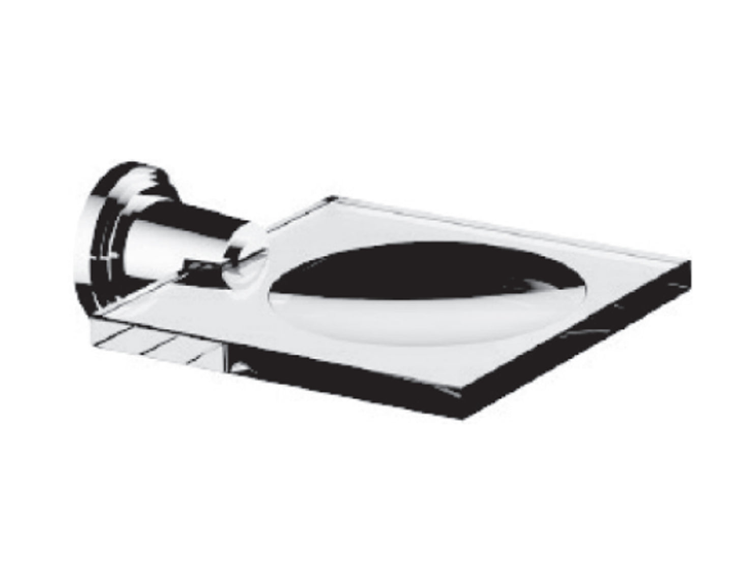 Vissoni V1468GH Glass Soap Dish - Parent