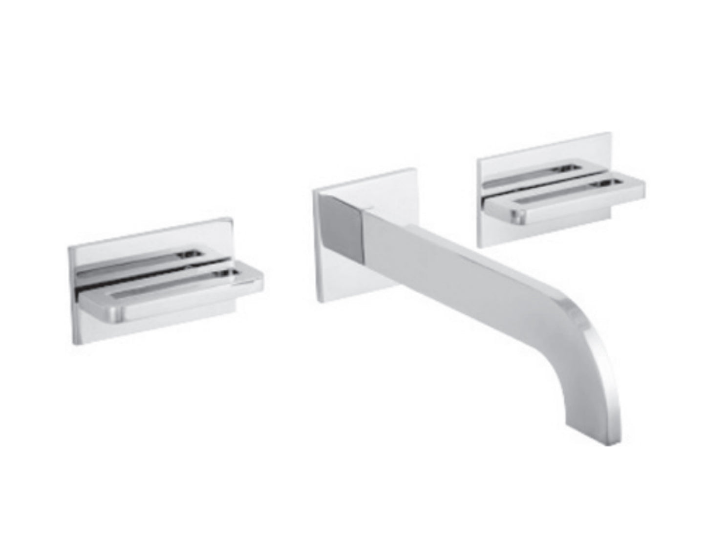 Vissoni V1529SL-TM 7-1/2 Wall Mount Widespread Lavatory - Uses WM-0020 valve - Parent