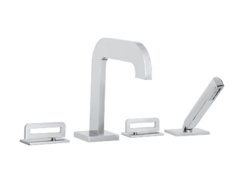 Vissoni V1555SL-TM Roman Tub Filler w/Single Function Hand Shower Rough Included - Parent