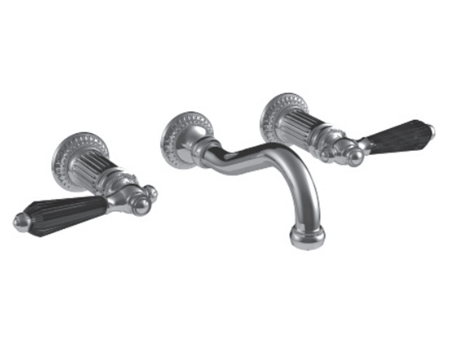 Vissoni V1629BC-TM 7-1/2 Wall Mount Widespread Lavatory - Uses WM-0020 valve - Parent
