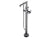 Vissoni V7054GH-TM Floor Mount Tub Filler w/Single Function Hand Shower and Hose - Uses P0800 valve - Parent