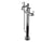 Vissoni V7054PE-TM Floor Mount Tub Filler w/Single Function Hand Shower and Hose - Uses P0800 valve - Parent