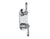 Vissoni V7095GC-TM 1/2 Thermostatic Trim w/1-Way Volume Control - Uses TH-9010 valve - Parent