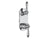 Vissoni V7095PC-TM 1/2 Thermostatic Trim w/1-Way Volume Control - Uses TH-9010 valve - Parent