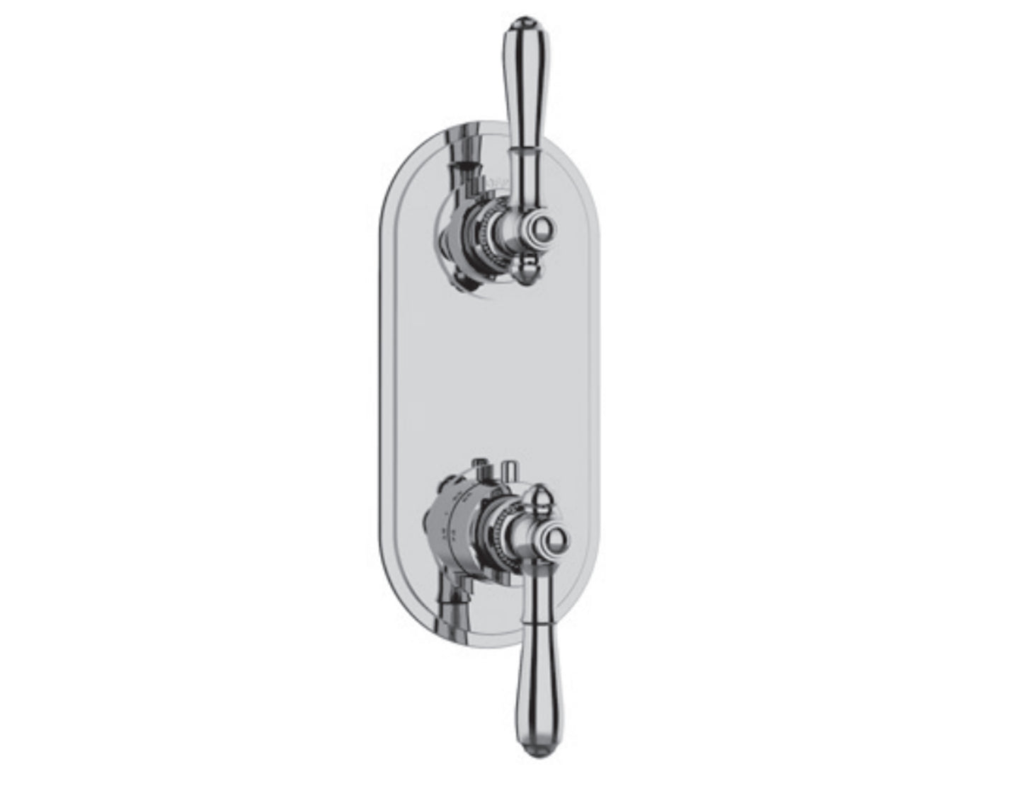 Vissoni V7096GA-TM 1/2 Thermostatic Trim w/2-way Diverter (shared) - Uses TH9212 valve - Parent