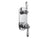 Vissoni V7096PE-TM 1/2 Thermostatic Trim w/2-way Diverter (shared) - Uses TH-9212 valve - Parent