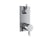 Vissoni V7096SL-TM 1/2 Thermostatic Trim w/2-Way Diverter (shared) - Uses TH-9212 valve - Parent