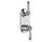 Vissoni V7097GC-TM 1/2 Thermostatic Trim w/2-Way Diverter (non-shared) - Uses TH-9210 valve - Parent