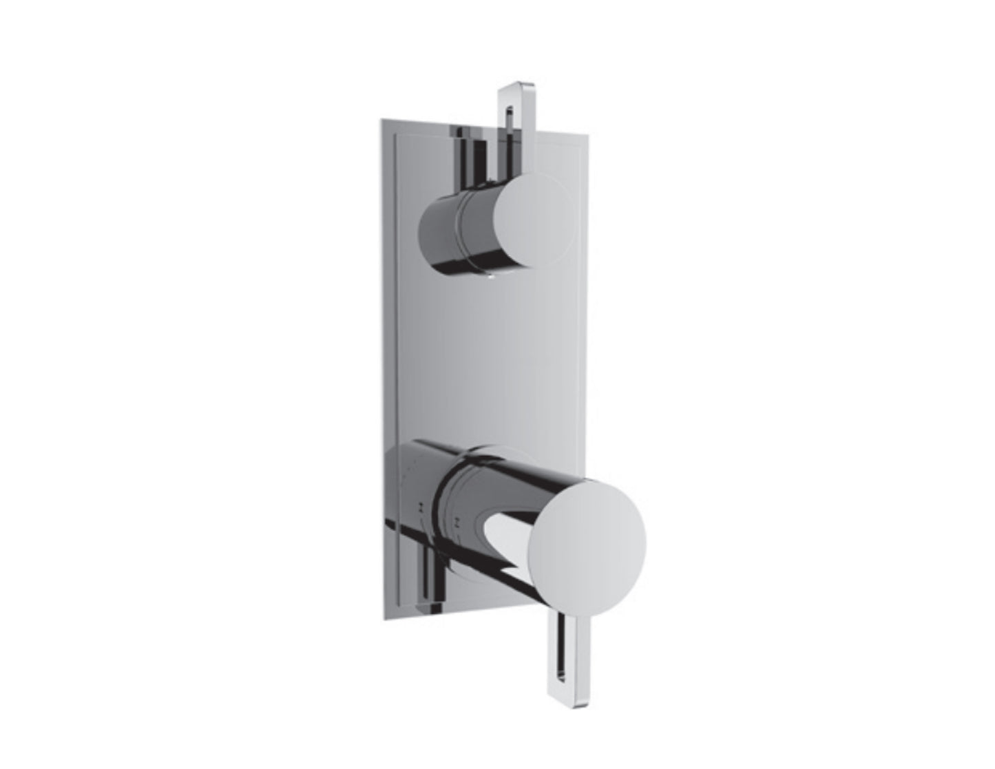 Vissoni V7097SL-TM 1/2 Thermostatic Trim w/2-Way Diverter (non-shared) - Uses TH-9210 valve - Parent
