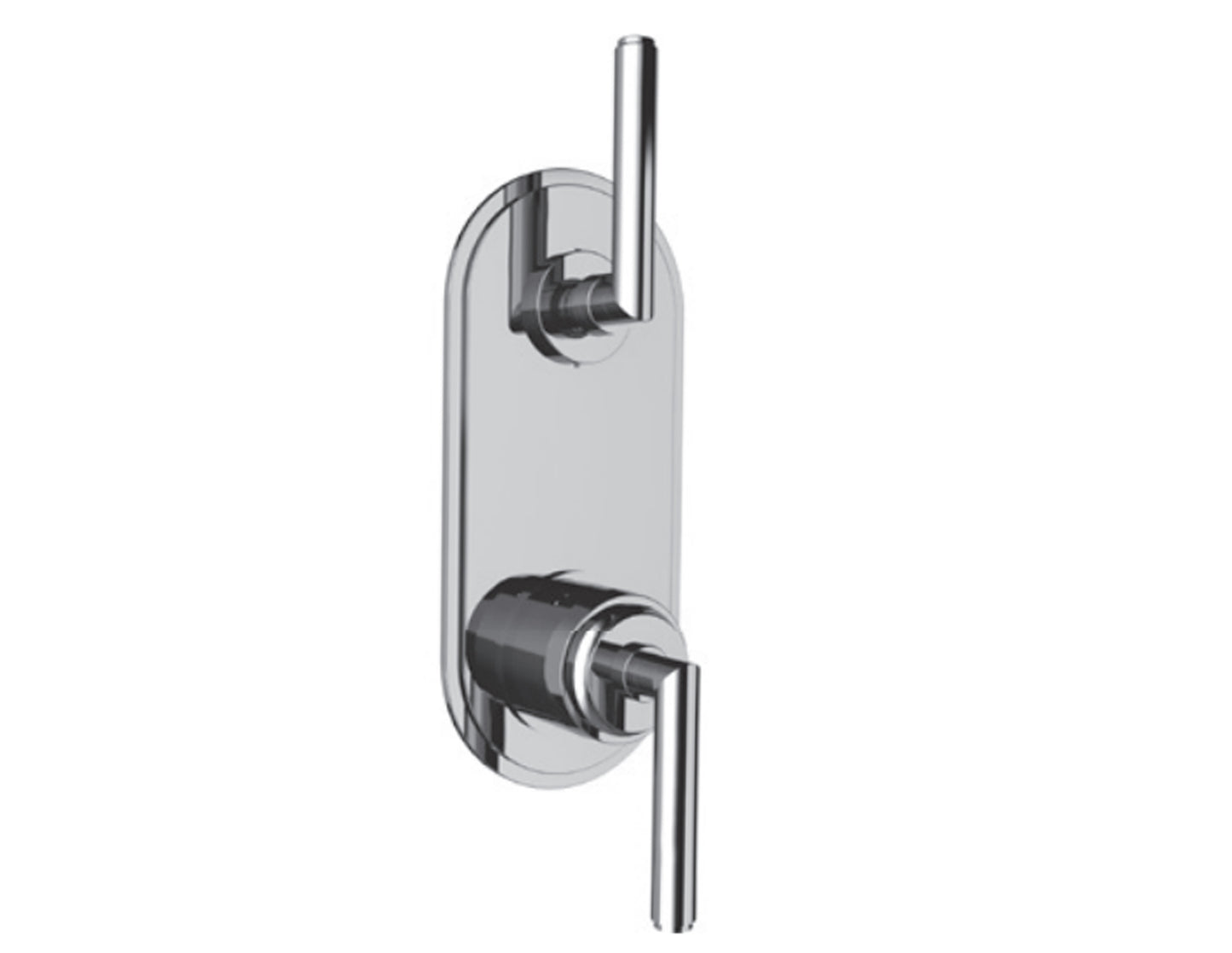 Vissoni V7098GU-TM 1/2 Thermostatic Trim w/3-Way Diverter (shared) - Uses TH-9313 valve - Parent