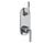 Vissoni V7098GU-TM 1/2 Thermostatic Trim w/3-Way Diverter (shared) - Uses TH-9313 valve - Parent