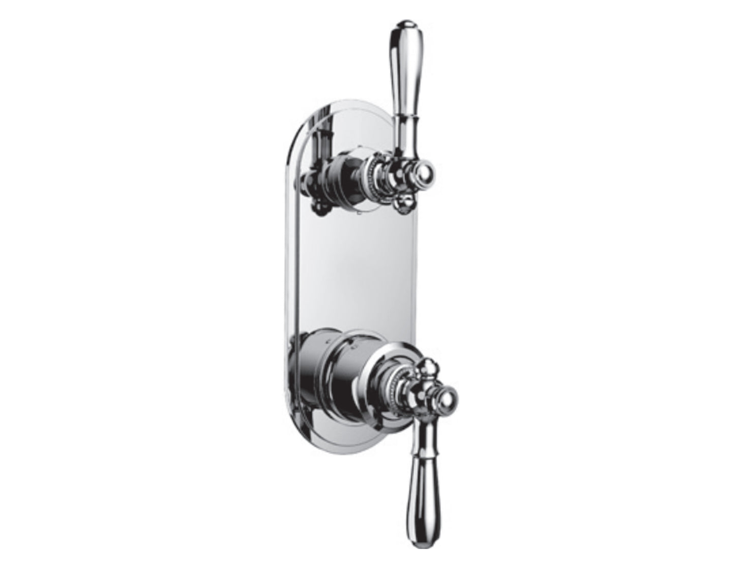 Vissoni V7099PE-TM 1/2 Thermostatic Trim w/3-Way Diverter (non-shared) - Uses TH-9310 valve - Parent