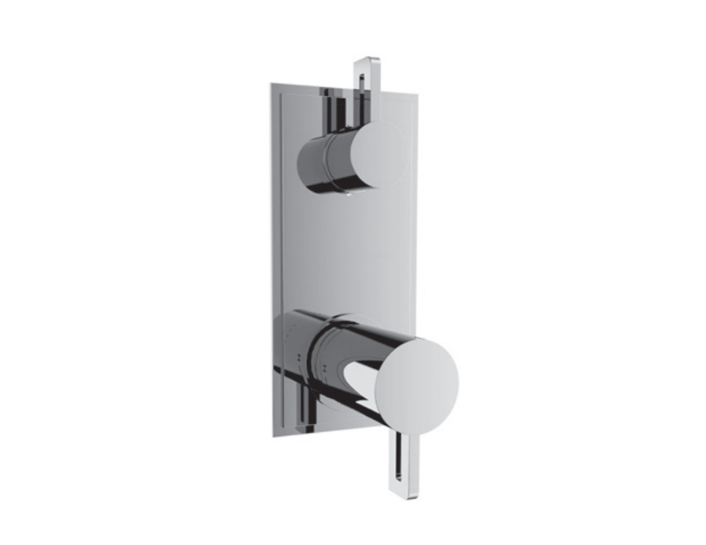 Vissoni V7099SL-TM 1/2 Thermostatic Trim w/3-Way Diverter (non-shared) - Uses TH-9310 valve - Parent