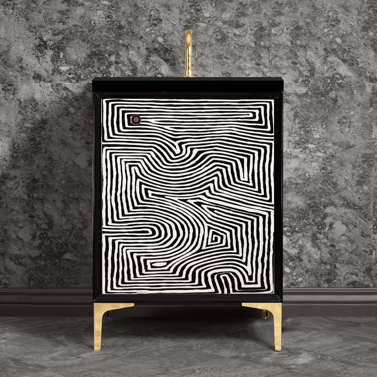 Linkasink VAN24B-003 Kuba 24 Wide Vanity, 24 X 22 X 33.5 (Without Vanity Top) - Parent