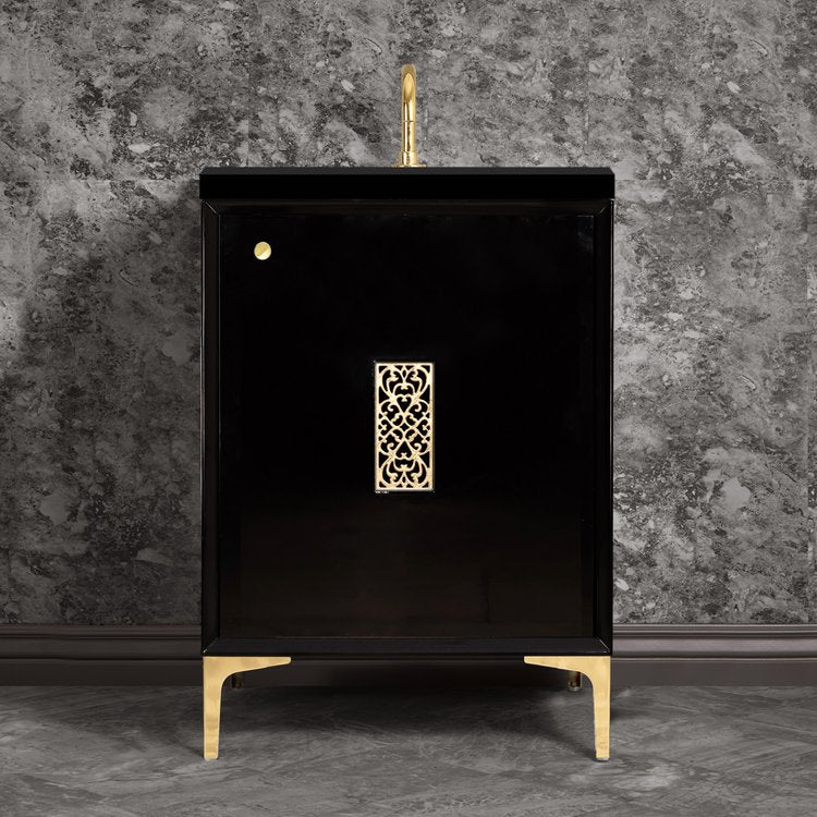 Linkasink VAN24B-012 Frame With Filigree Grate 24 Wide Vanity, 24 X 22 X 33.5 (Without Vanity Top) - Parent