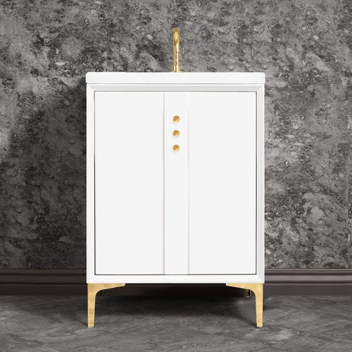 Linkasink VAN24W-009 Tuxedo With Buttons 24 Wide Vanity, 24 X 22 X 33.5 (Without Vanity Top) - Parent