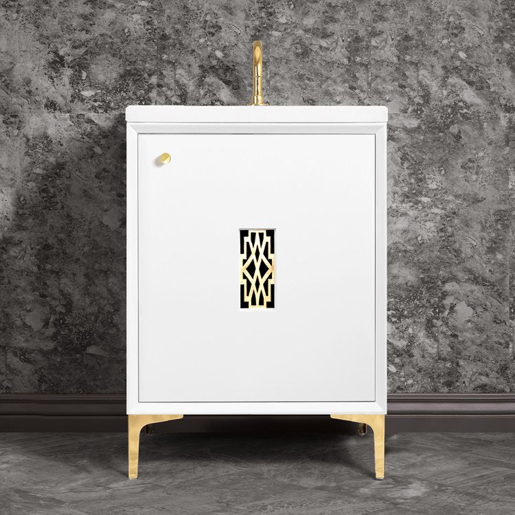 Linkasink VAN24W-011 Frame With Deco Grate 24 Wide Vanity, 24 X 22 X 33.5 (Without Vanity Top) - Parent