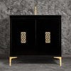 Linkasink VAN36B-012 Frame With Filigree Grate 36 Wide Vanity, 36 X 22 X 33.5 (Without Vanity Top) - Parent
