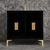 Linkasink VAN36B-013 Frame With Louver Grate 36 Wide Vanity, 36 X 22 X 33.5 (Without Vanity Top) - Parent