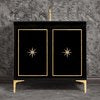 Linkasink VAN36B-027 Linea With Star Hardware 36 Wide Vanity, 36 X 22 X 33.5 (Without Vanity Top) - Parent