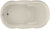 Hydro Systems VAN7242ATO Vanessa 72 X 42 Acrylic Soaking Tub
