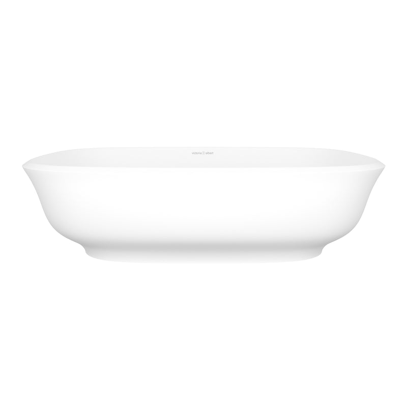 Victoria + Albert VB-AMT60M-SM-NO 24" x 16" Rounded Rectangle Vessel Lavatory Sink