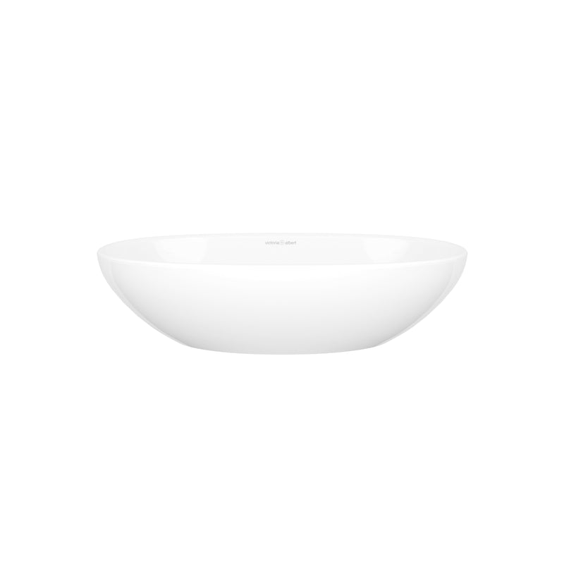 Victoria + Albert VB-BAR-48-NO 19" x 12" Oval Vessel Lavatory Sink