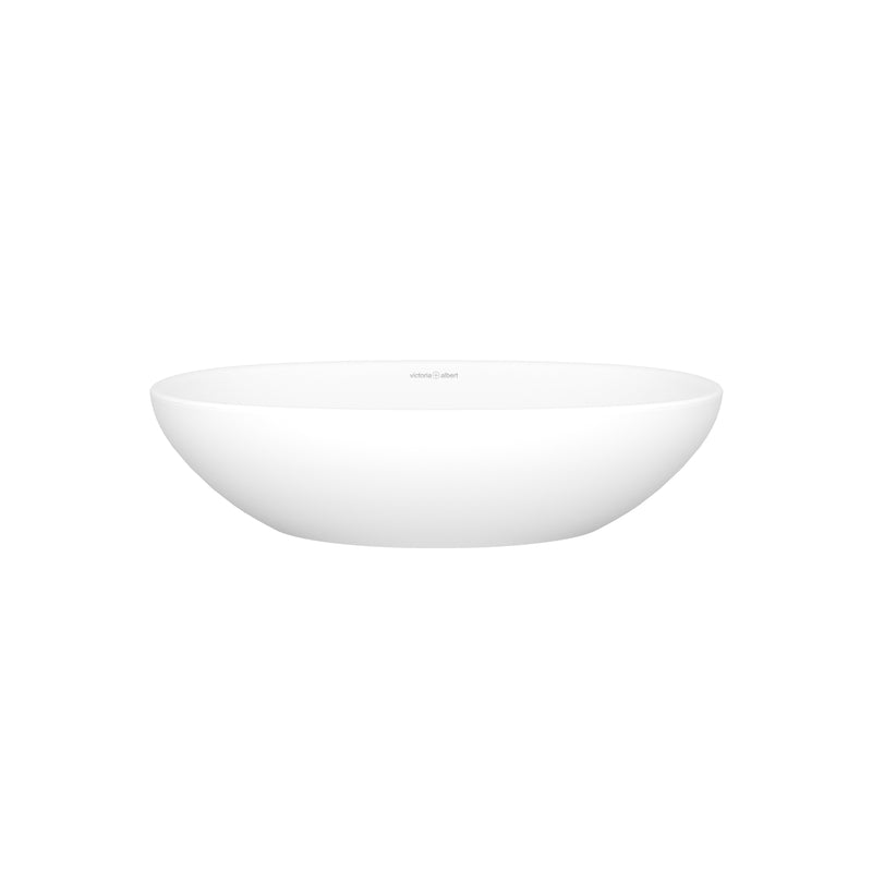 Victoria + Albert VB-BAR48M-SM-NO 19" x 12" Oval Vessel Lavatory Sink