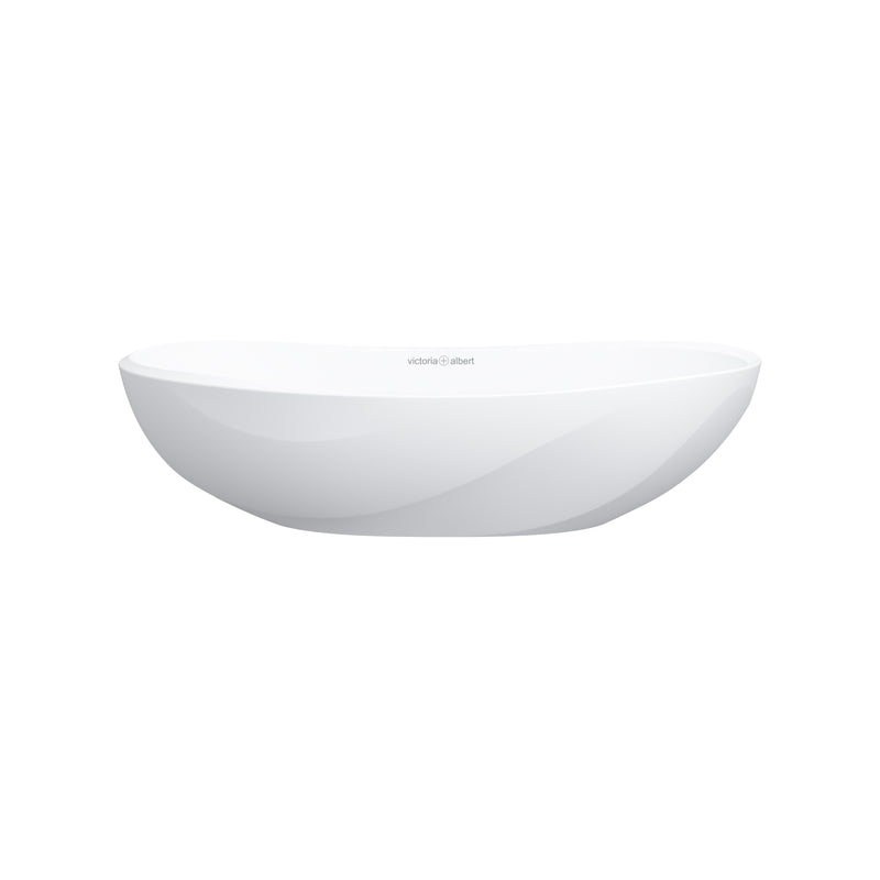 Victoria + Albert VB-SER55M-SM-IO 21" x 11" Oval Vessel Lavatory Sink