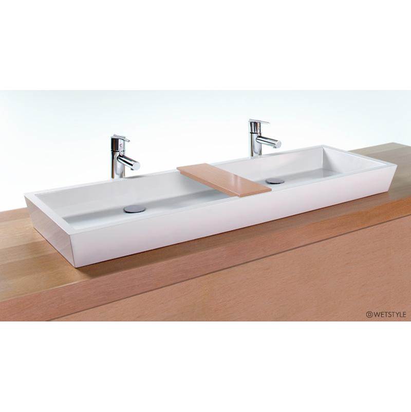 Wet Style VC848A-O-MB Lav - Cube - 48 X 15 X 4 - Above Mount Vessel - Mb O/F - Parent
