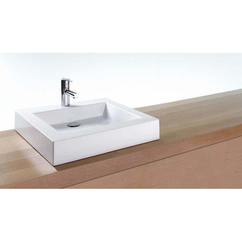 Wet Style VCM20-O-1-BN Lav - Cube Metro - 20 X 18 X 4 - Bn O/F - 1 Hole - Parent