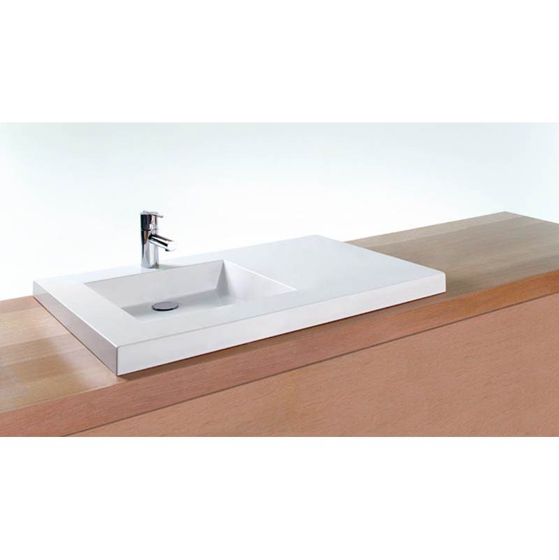 Wet Style VCS36L-O-1-PC Lav - Cube - 36 X 22 X 2 - Left - Pc O/F - 1 Hole - Parent