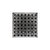 Infinity Drain VDB 5-S  5" x 5" VDB 5 Complete Kit with Weave Pattern Decorative Plate  with Stainless Steel Bonded Flange Drain Body, 2" No Hub Outlet