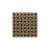 Infinity Drain VDB 5-S  5" x 5" VDB 5 Complete Kit with Weave Pattern Decorative Plate  with Stainless Steel Bonded Flange Drain Body, 2" No Hub Outlet