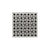 Infinity Drain VDB 5-S  5" x 5" VDB 5 Complete Kit with Weave Pattern Decorative Plate  with Stainless Steel Bonded Flange Drain Body, 2" No Hub Outlet