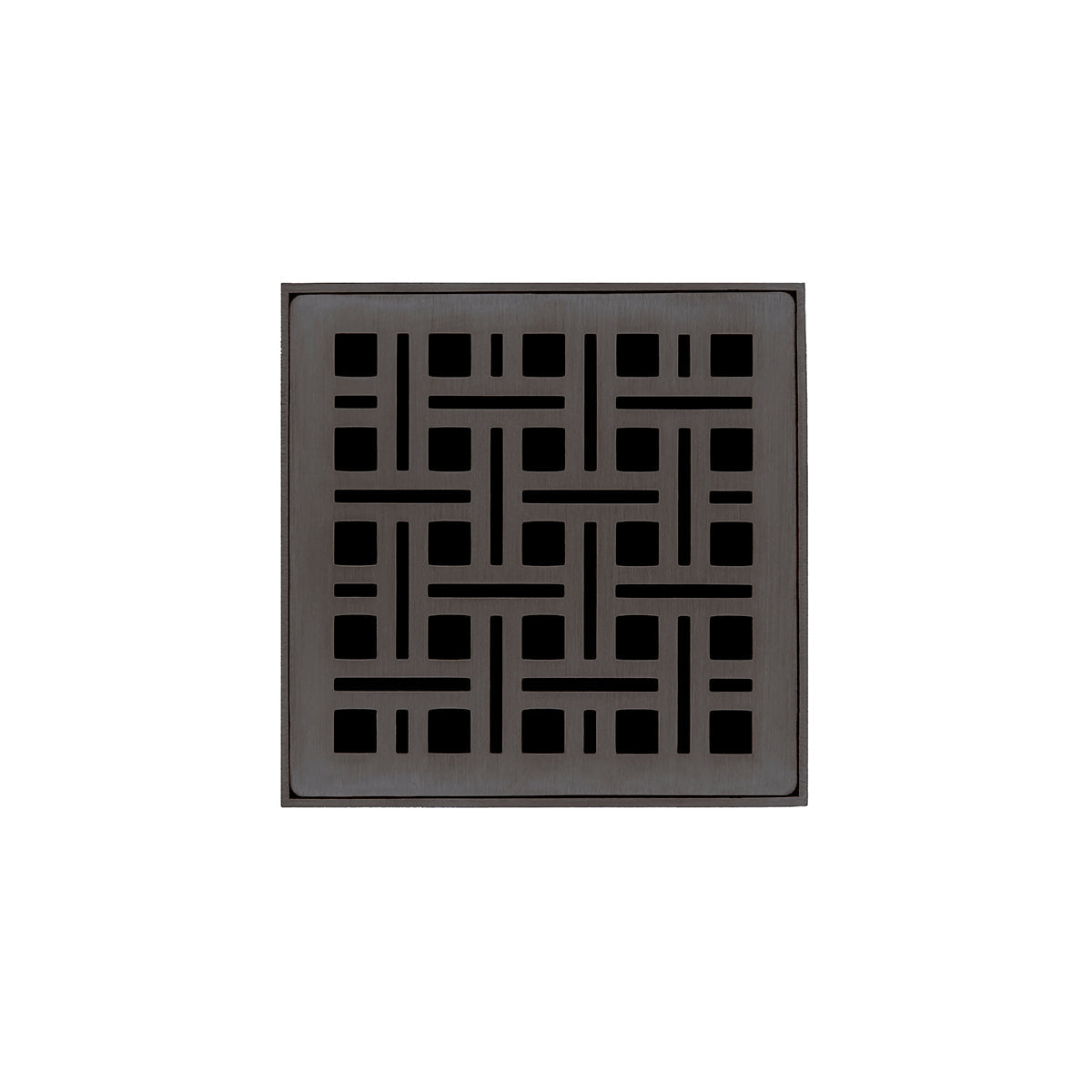 Infinity Drain VD 4-2A 4” x 4” VD 4 - Strainer - Weave Pattern & 2" Throat w/ABS Drain Body 2” Outlet