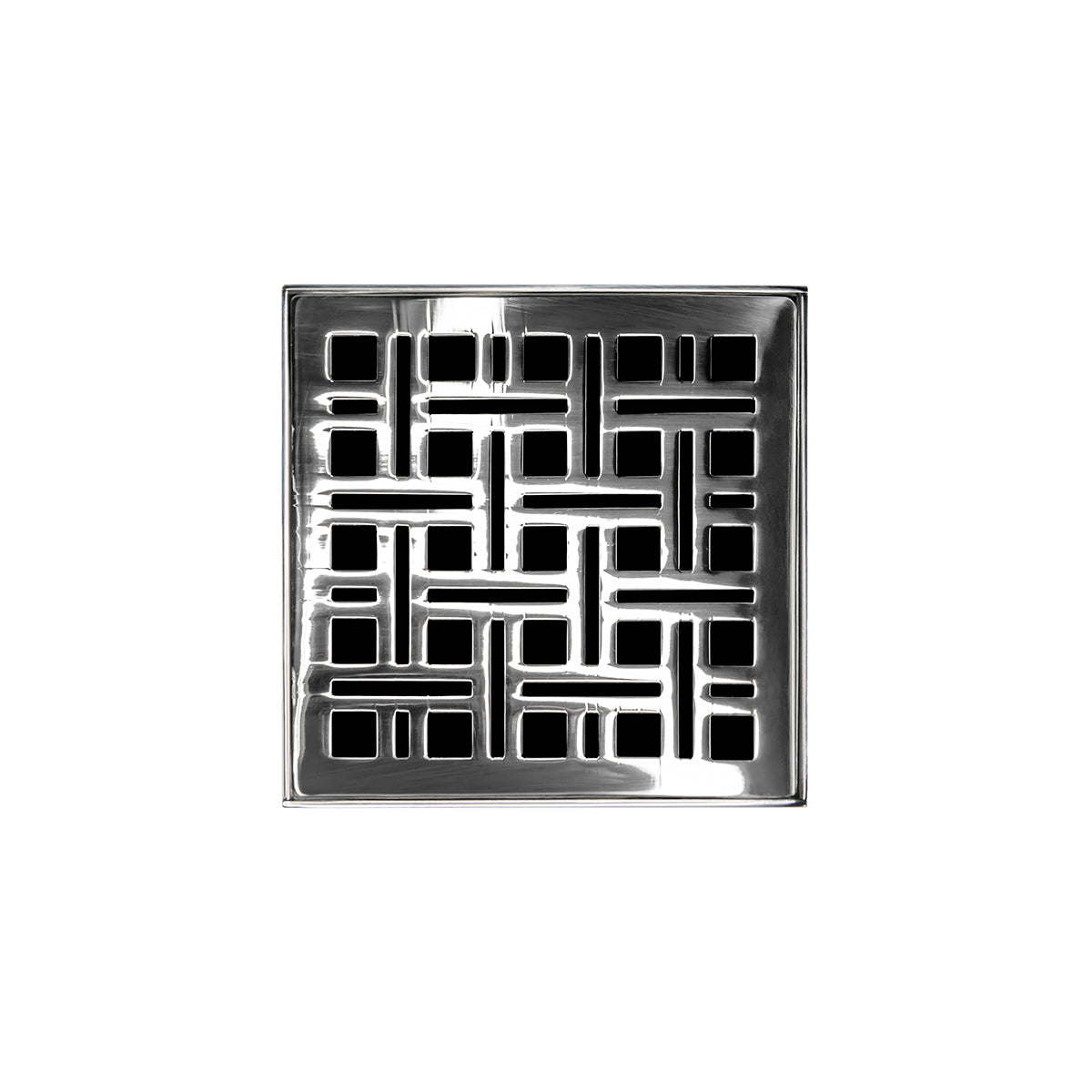 Infinity Drain VD 4-2A 4” x 4” VD 4 - Strainer - Weave Pattern & 2" Throat w/ABS Drain Body 2” Outlet