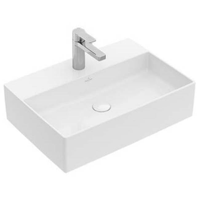 Villeroy And Boch 4A07U501 Memento 2.0 Surface-mounted washbasin 19 5/8 x 16 1/2 (500 x 420 mm) single hole
