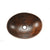 Premier Oval Wired Rimmed Vessel Copper Sink VO17WDB