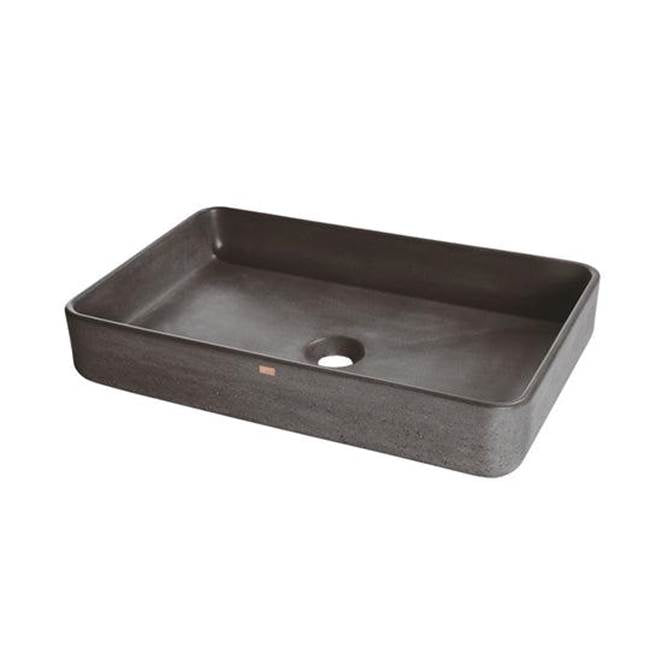 Konkretus Fladd 05 Vessel Bathroom Concret Sink