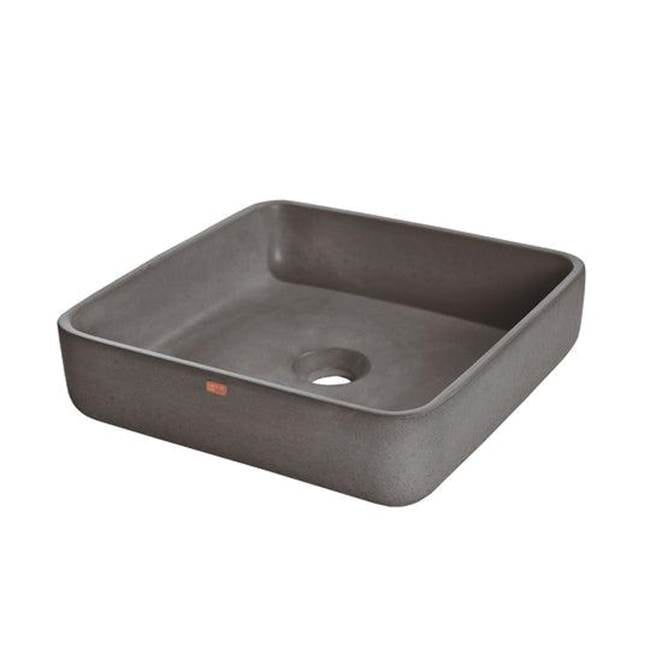 Konkretus Fladd 03 Vessel Bathroom Concret Sink