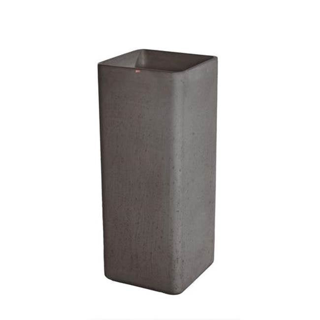 Konkretus Fladd 06 Pedestal Bathroom Concret Sink