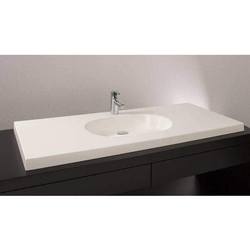 Wet Style VOVS48C-O-1-PC Lav - Ove - 48 X 22 X 2 - Center - Pc O/F - 1 Hole - Parent