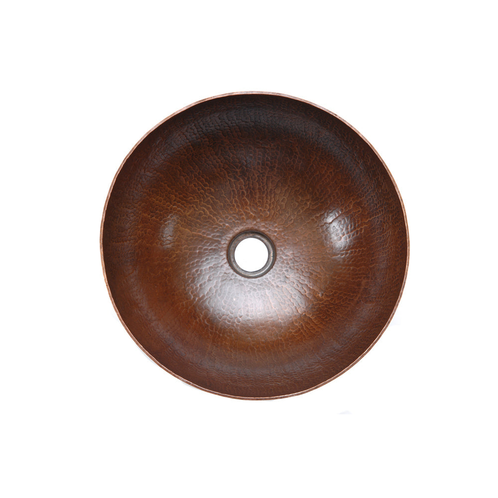 Premier Medium Round Vessel Copper Sink VR15BDB