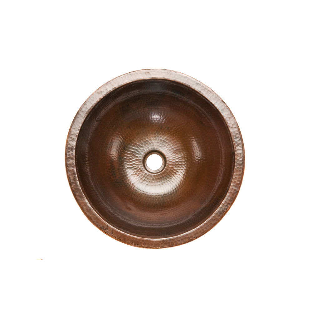Premier Round Skirted Vessel Copper Sink VR17SKDB