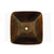 Premier Square Vessel Hammered Copper Sink VSQ14BDB