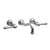 Vissoni V1329PE-TM 7-1/2 Wall Mount Widespread Lavatory - Uses WM-0020 valve